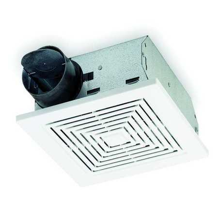 Broan Ceiling/Wall Bathroom Fan, 50 CFM, 120V AC, Duct Diameter 3 in, 1 Phase 688