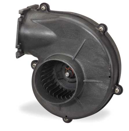 JABSCO Round OEM Blower, 4450 RPM, 1 Phase, Direct, Reinforced Plastic 34739-7010
