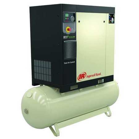 INGERSOLL-RAND Rotary Screw Air Compressor, 120 gal, 26A R11I-A135-TAS/120-460-3