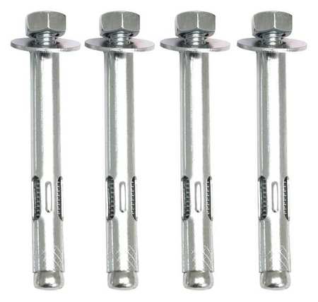 Liberty Safe Anchoring Kit, (4) Concrete Anchor Bolts 17670