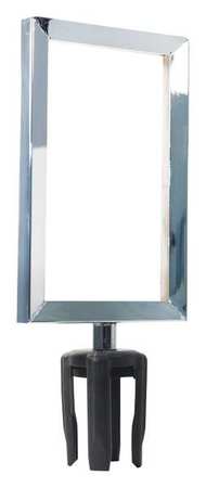 VISIONTRON Sign Frame, 11in.Hx7in.L, Polished Chrome FR711HDPC-CSB