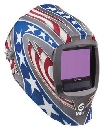 Miller Electric Auto Darkening Welding Helmet, Lithium, 5A 280049