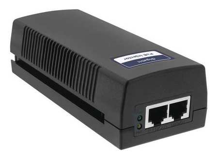 Lts PoE Injector, Camera Inputs 1, Black LTPOE-100GH