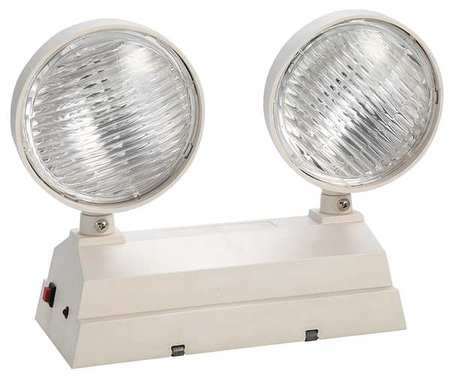 LUMAPRO Emergency Light, 8-7/8in. H, 5.4W, Incand 40CP79