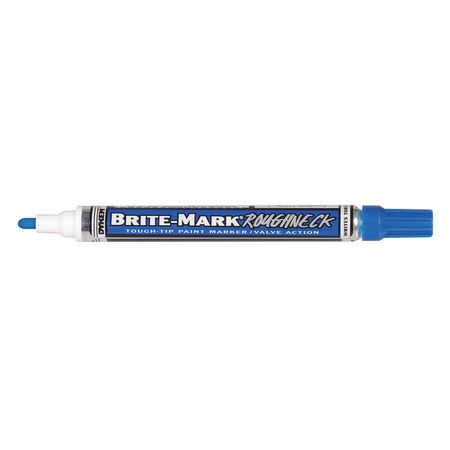 Dykem Paint Marker, Medium Tip, Blue Color Family, Paint 84201