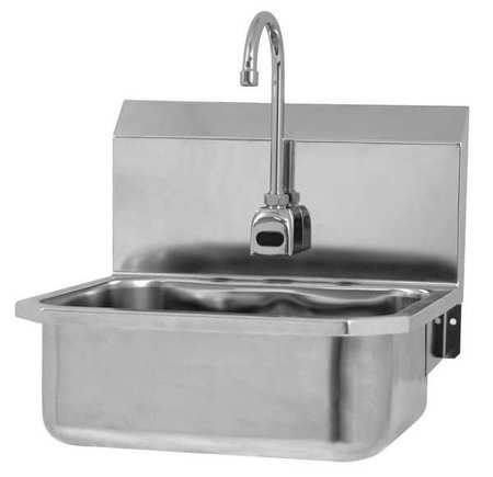 SANI-LAV Hand Sink, With Faucet, 19 In. L, 18 In. W ES2-505L