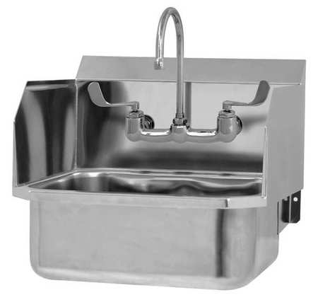SANI-LAV Hand Sink, With Faucet, 19 In. L, 18 In. W 507FL