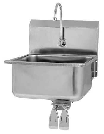 SANI-LAV Hand Sink, With Faucet, 21 In. L, 20 In. W 525L