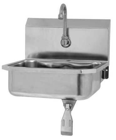 SANI-LAV Hand Sink, 16 In. L, 15-1/4 In. W, 13 In. H 605L