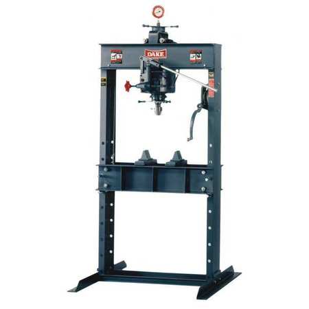 Dake Hydraulic Press, 50 t, Manual Pump 907002