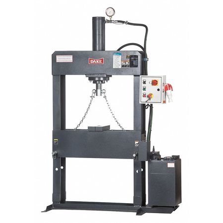 DAKE Hydraulic Press, 40 t, Electric Pump 972003