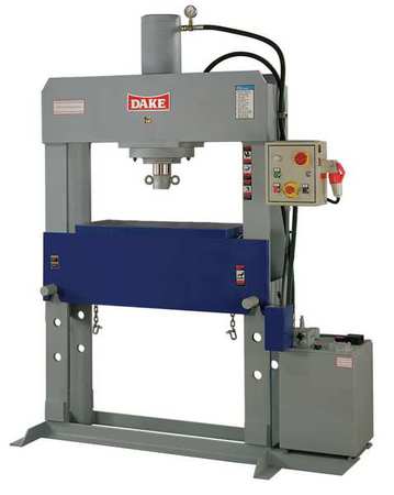 DAKE Hydraulic Press, 100 t, Electric Pump 972005