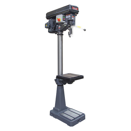 DAKE Floor Drill Press, Belt Drive, 2 hp, 120 V, 18 in Swing, 9 Speed 977600-1