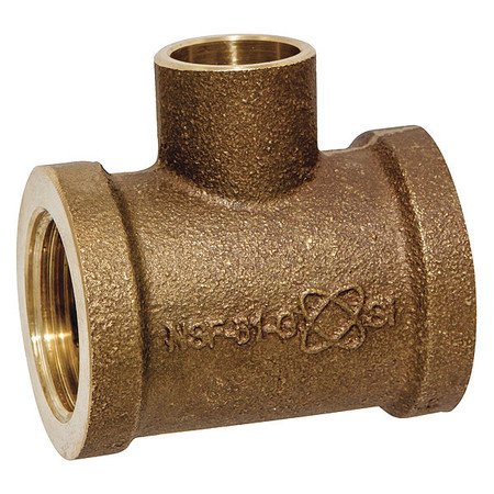 NIBCO Reducing Tee, Low-Lead Cast Bronze 710-3R-LF 3/4X3/4X1/2