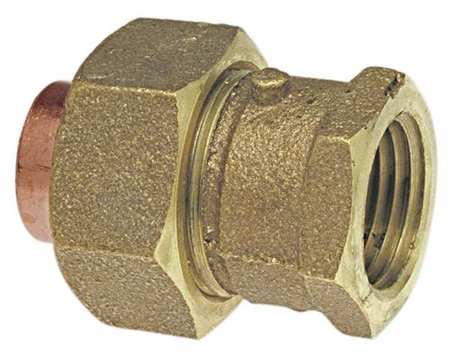 NIBCO Fitting Union, Low-Lead Cast Bronze 7333-LF 1/4