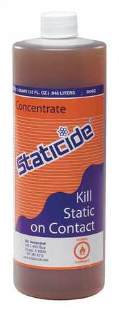 Acl Staticide Anti-Static Concetrate, Alcohol, 32 oz. 3000Q