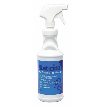 ACL STATICIDE Mat and Table Top Cleaner, 32 oz. Trigger Spray Bottle, Pleasant 6001