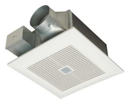 Panasonic Ceiling Bathroom Ventilation Fan, 80/110 cfm cfm, 120V AC, No FV-08-11VFM5