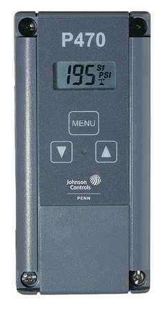 JOHNSON CONTROLS Electronic Pressure Control, 120/240V P470EB-1C