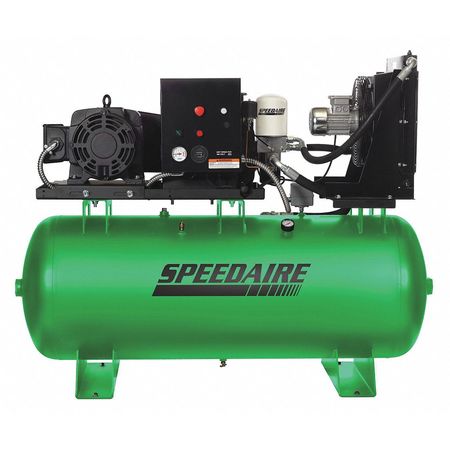 SPEEDAIRE Rotary Screw Air Compressor, 5 HP, 14.8A 40HU66