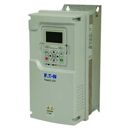 EATON Variable Freq Drive, 7.5HP, 12A, 380-500VAC DG1-349D0FB-C21C