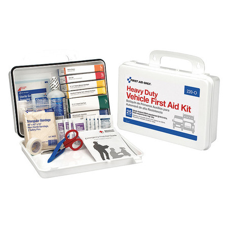 FIRST AID ONLY Bulk First Aid Kit, Plastic, 25 Person 220-O