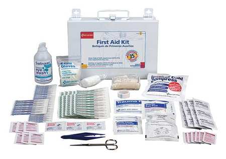 FIRST AID ONLY Bulk First Aid kit, Plastic, 25 Person 224-F