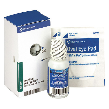 First Aid Only Bulk Eye Care Kit, Paperboard, 1 Person FAE-6021