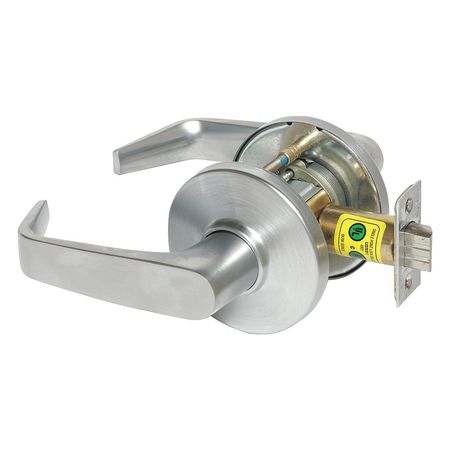 STANLEY SECURITY Lever Lockset, Mechanical, Passage, Grd. 1 9K30N15DSTK626