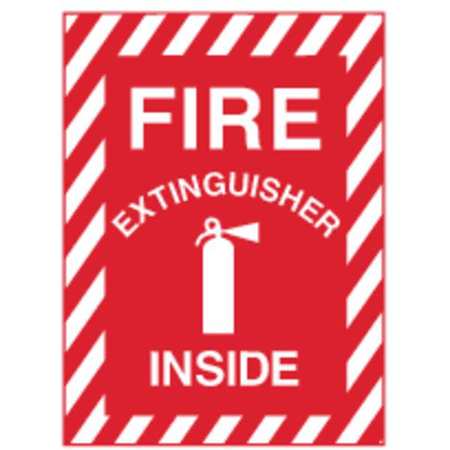 Zing Sign, Fire EXtinguisher Inside, 14X10", ADH 2890S