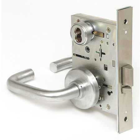 BEST Mortise Lockset, Lever, 40H Rose, Ser. 40H, Grd. 1, Storeroom 45H7D3H626