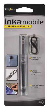 Nite Ize Stylus Pen, Universal, 4-19/64in.L, Smoke IMPC-06-R7
