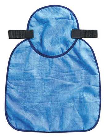 CHILL-ITS BY ERGODYNE Hard Hat Pad and Neck Shade, For Use With Hard Hats Blue 6717CT