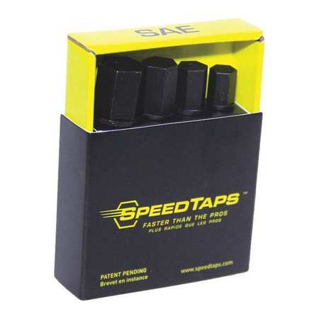 SPEEDTAPS Hand Tap Set, #6 to #12 L, 4 Pcs, PK5 SPDTPSSAE4X5