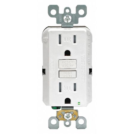 LEVITON GFI Receptacle GFTR1-W