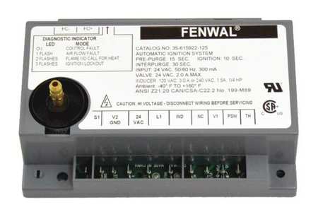 FENWAL Control Board, 24V 35-615922-125