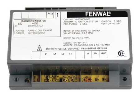 FENWAL Control Board, 24V 35-655600-003