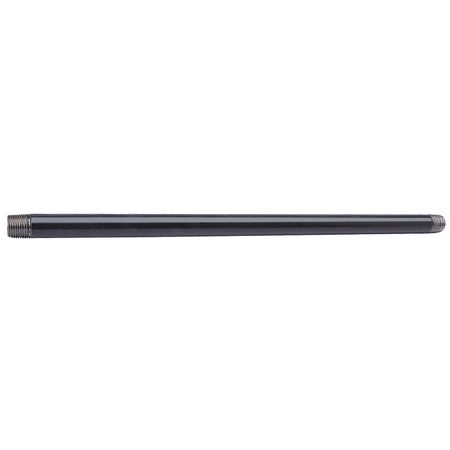 Zoro Select 4" MNPT x 10 ft. TBE Black Pipe Sch 40 591-1200