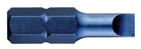 WESTWARD Torsion Bit, SAE, 1/4", Hex, 8F-10R, 1", PK5 40L579