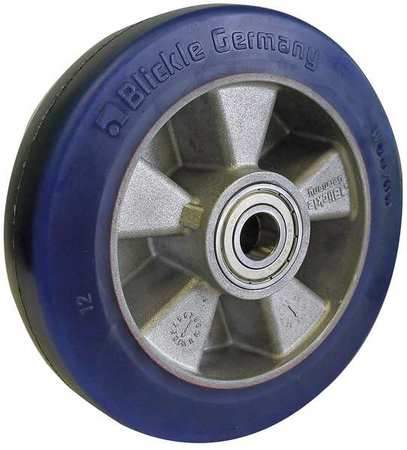 ZORO SELECT Caster Whel, Polyurethane, 4 in., 660 lb. ALBS 100/15K-BB0.5