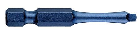 WESTWARD Torsion Bit, 1/4", Square Recess, #2, 2", PK5 40L652