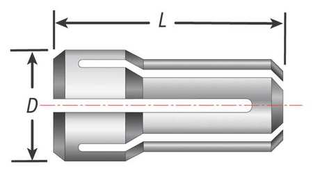 Techniks Double Angle Collet, DA300, 5/32 in. 01630-5/32