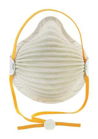Moldex N95 Disposable Respirator, S, Gray, PK10 4601