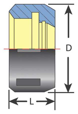 Techniks Collet Nut, SYOZ20/EOC12 83634