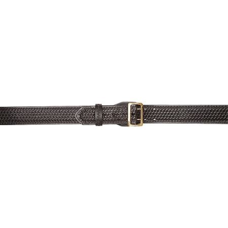GOULD & GOODRICH Duty Belt, Universal, Black Weave, 36 In F/LB59-36WBR