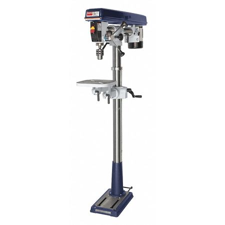 DAYTON Radial Floor Drill Press, Belt Drive, 1/2 hp, 120 V, 33 in Swing, 5 Speed 40PM17