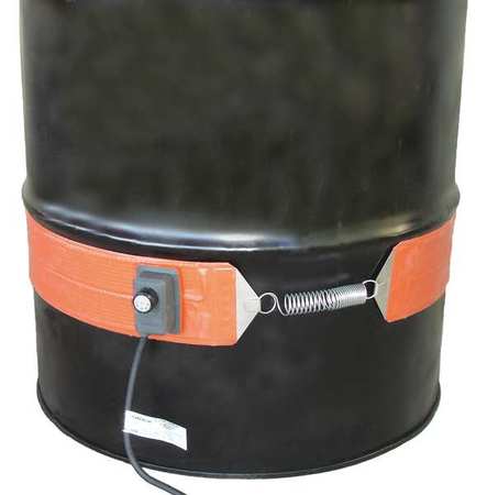 BRISKHEAT Drum Heater, Heavy Duty, Metal Drums/Pails, 240VAC, 1200W, 55 Gallon GDHCS25