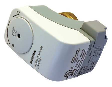 Siemens Zone Valve Actuator, 24VAC, NormallyClosed SSA61U