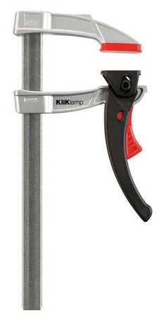 BESSEY 16 in Bar Clamp, Glass Filled Nylon Handle and 3 in Throat Depth KLI3.016