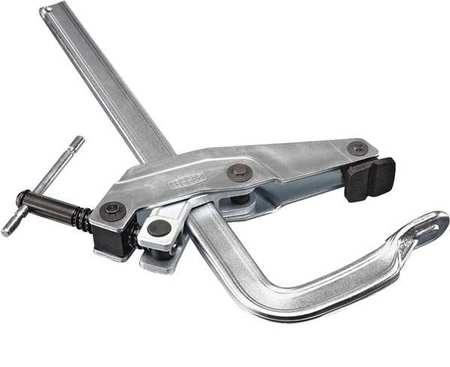 BESSEY 24" Bar Clamp, Electro-Galvanized Sliding Pin T-Handle Handle and 4 in Throat Depth CL24